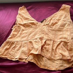 Ruffle Hem Top
